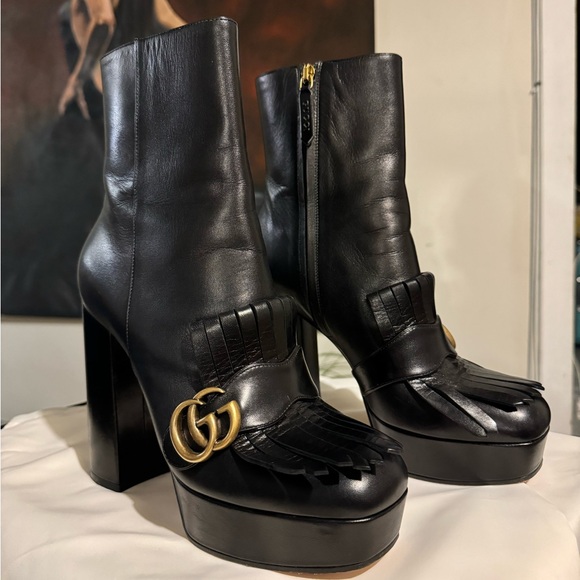 Gucci platform boots - Picture 1 of 11